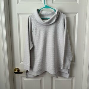 Lane Bryant  LIVI Cowl-Neck Textured Oversized Top Size 22/24